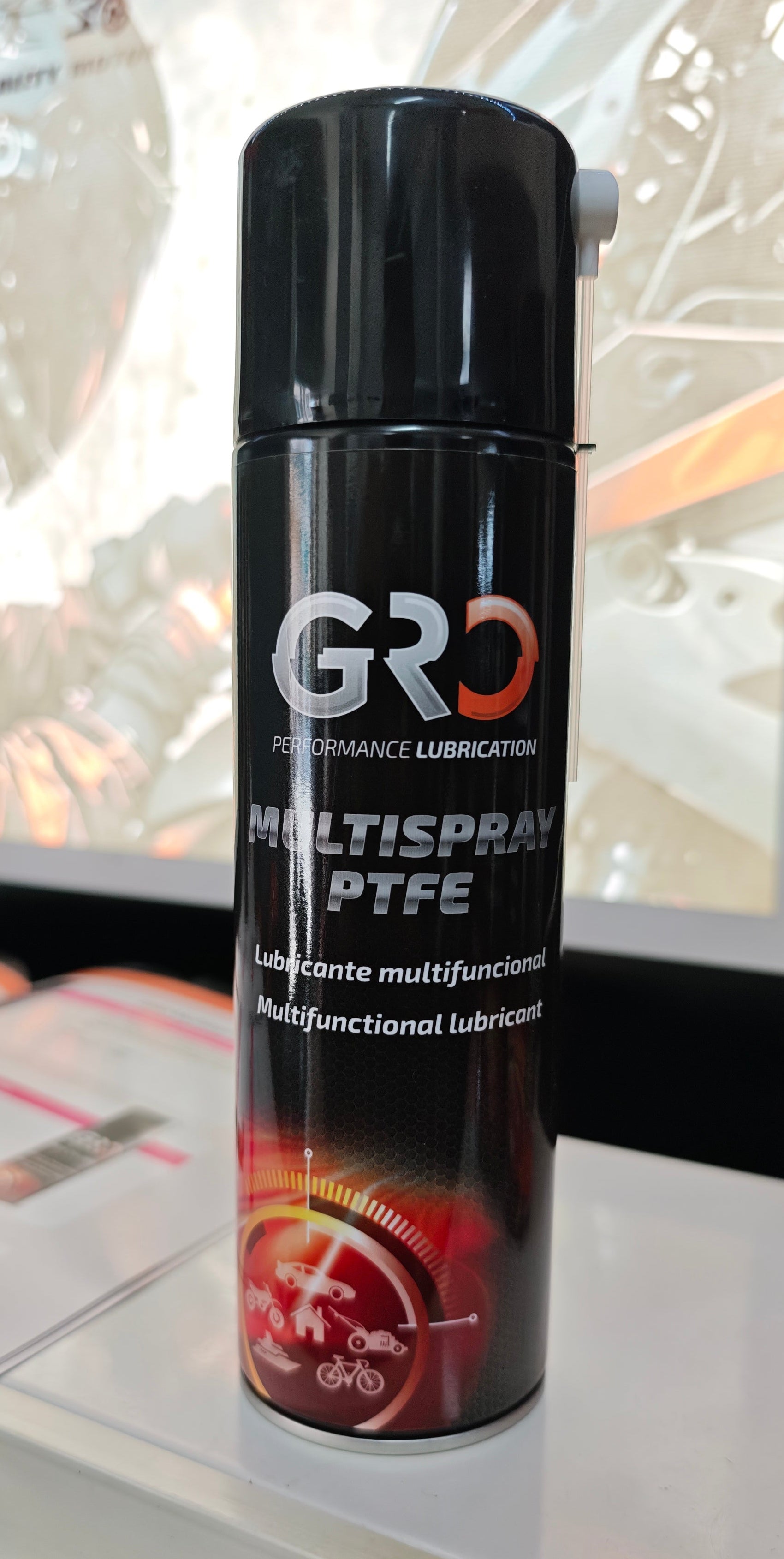 Lubricante multifuncional GRO OIL con politetrafluoroetileno 500ML