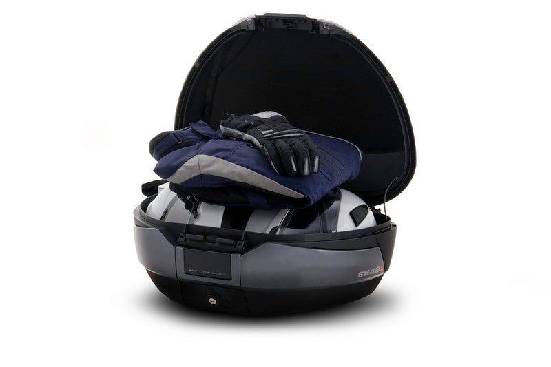 MALETA SHAD SH48 GRIS OSCURO/NEGRO