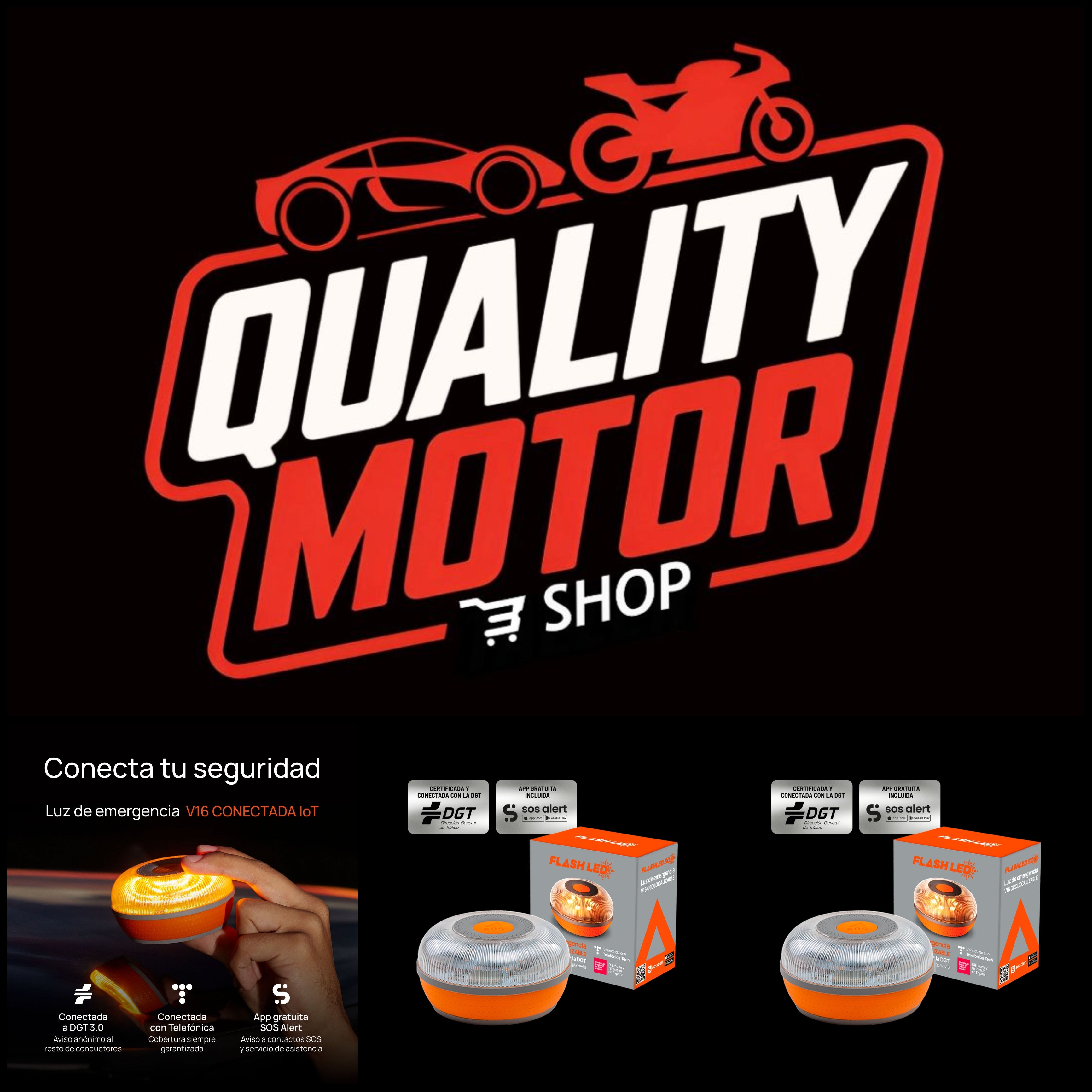 Baliza FlashLED SOS V16 IoT Conectada