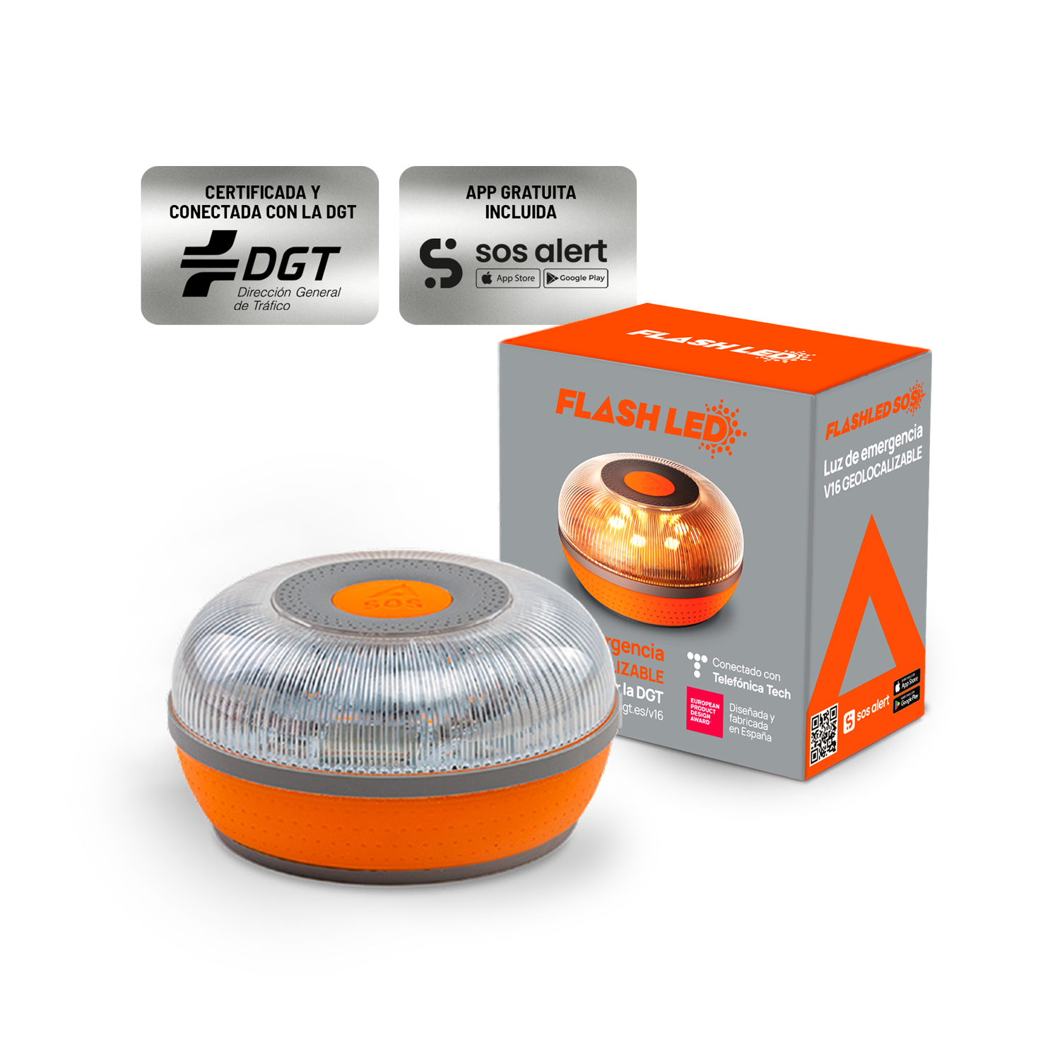 Baliza FlashLED SOS V16 IoT Conectada