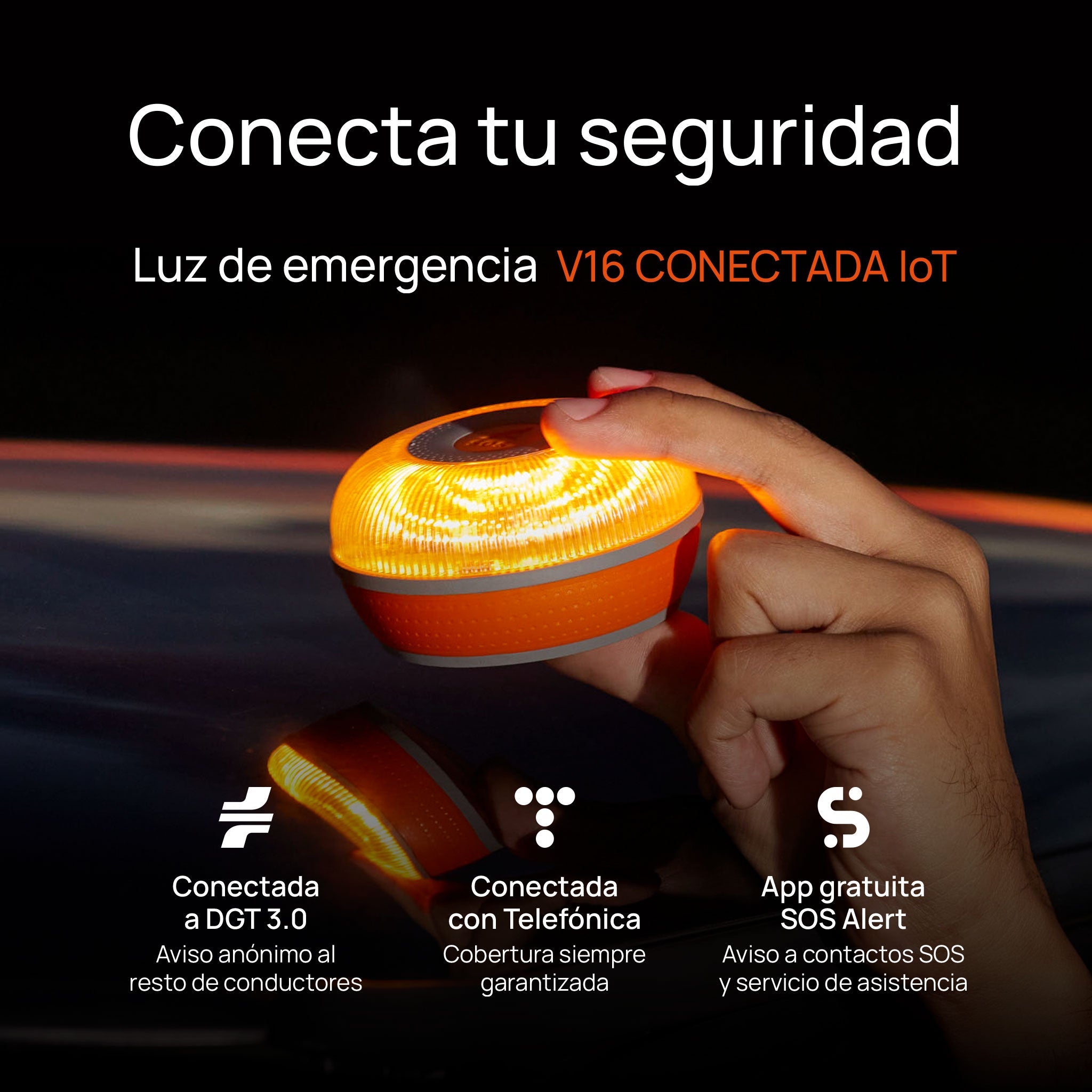 Baliza FlashLED SOS V16 IoT Conectada